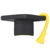 Exclusivo para vendas transfronteiriças: Ponta e tampa de caneta de boné de formatura em PVC, borlas coloridas para a temporada de formatura, proteção de extensão em borracha macia