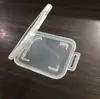 Cámara de memoria SD grande de fábrica, caja blanca pequeña, caja de memoria SD de PP, caja de almacenamiento transparente SD ahora