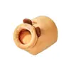 Ninho para Hamster Buka Star Urso Dourado Casa Quente de Inverno Ninho de Algodão Pelúcia Formato de Animal Fofo Ninho de Algodão Suprimentos para Hamster