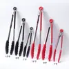 Pinza para Parrilla BBQ Transfronteriza de 7 pulgadas 9 pulgadas 12 pulgadas Juego de Tres Piezas Acero Inoxidable Pinza de Silicona para Alimentos Pinza de Cocina para Alimentos