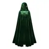 Capa Longa Medieval Renascentista com Capuz para Adultos Homens e Mulheres Halloween Páscoa Performance de Palco Xale