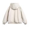 En Stock Chaqueta de Invierno de Alta Calidad Americana de Calle con Cuello de Piel Sintética y Cuero PU Algodón para Hombres y Mujeres, Abrigo Grueso y Forrado de Felpa de Moda