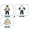 Uniforme Escolar para Estudiantes de Primaria Conjunto de Tres Piezas Ropa de Jardín de Infancia Ropa de Primavera y Otoño Ropa de Clase para Niños de Primer Grado traje Otoño e Invierno