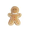 Almohadas de peluche navideñas novedosas transfronterizas: hombre de jengibre, bastón de caramelo, caramelo de menta, árbol de Navidad, muñeco de nieve, cojines de sofá de Papá Noel