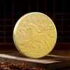 Medalha Comemorativa do Ano do Cavalo de 2026 Zodíaco Dragão Cavalo Ano Espiritual do Cavalo Boa Sorte e Sucesso Moeda Comemorativa em Ouro e Prata em Relevo
