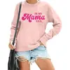 Sudadera de Algodón CVC con Estampado de Acción de Gracias para Mujer, Estilo Europeo y Americano, Algodón Colorido Casual Cómodo, Cuello Redondo, Mangas Regulares, Mangas Largas, Estilo Casual Japonés y Coreano