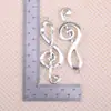 Venta Caliente Transfronteriza Aleación Mixta Instrumento Musical Nota Guitarra Serie Trompeta Colgantes Pulsera Collar DIY Accesorios de Joyería