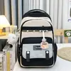 Mochila Escolar Estilo Coreano para Chicas Universitarias, Mochila Simple de Gran Capacidad para Computadora de Escuela Secundaria, Mochila de Moda de Alto Valor para Estudiantes de Preparatoria