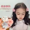 Pinza para el pelo floral doble cara de primavera para niñas, Pasador de flor para flequillo lateral, Pinza accesorio para el pelo para decoración de coleta