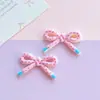 Laços Coloridos de Bolinhas Acessórios DIY Grampos de Cabelo Feitos à Mão Acessórios de Cabeça Capas para Celular Adesivos para Copo de Água Materiais para Sapatos de Brinquedo
