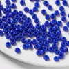 Miçangas Acrílicas Transparentes de Furo Grande 4*7mm Cor Sólida Plástico Soltas Miçangas para Artesanato DIY Corrente de Celular Material de Miçangas para Crianças