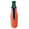 Funda para Botella con Cremallera de Material de Buceo de Venta Caliente Transfronteriza 330 ml Funda para Botella de Cerveza Anticaída y Antigolpes Funda para Taza Termo