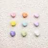 Cuentas Separadoras de Corazón de Dibujos Animados, Cuentas Pintadas, Accesorios para Joyería, Materiales para Cadena de Teléfono DIY, Accesorios de Aleación, Coloridos y Lindos