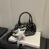 Bolso de Lunares Estilo Coreano 2026 Verano Nuevo Dulce y Fresco Bolso Cuadrado Pequeño de Gama Alta Bolso de Hombro Cruzado de Moda