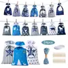 Bolsas de Yute con Cordón de Navidad 2026 Transfronterizas Bolsas Colgantes para Calendario de Adviento Set de Bolsas de Regalo de Navidad