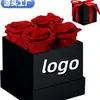 Cubo de Abrazo Acrílico Flor Eterna Transfronterizo Serie Terminada Día de San Valentín Rosa Cabeza de Champiñón Amazon Navidad
