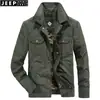 Ropa Informal para Hombre Jeep Primavera y Otoño Nueva Moda Solapa Casual para Hombre Múltiples Bolsillos Chaqueta de Moda Top 2676