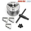 Mandril de Tres Mordazas Autocentrante Zhejiang Sanou K11-80100125130160200 Mandril de Precisión de Tres Mordazas Mandril