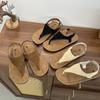 Sandalias Romanas con una Sola Tira para Combinar con Faldas, Nuevo Estilo Verano 2025, Impresionantes Sandalias de Playa de Tira para Mujer, Famosas de Internet
