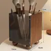 Balde de Armazenamento para Pincéis de Maquiagem Mesa de Maquiagem Desktop Organização de Pincéis de Cosméticos Mesa Organizadora Suporte para Batom Pó Compacto Suporte para Canetas