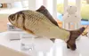 Atacado do Fabricante Brinquedos para Gatos Brinquedos de Peixe Simulado Animal de Estimação Pelúcia Gato Menta Peixe Gatinho Carpa Brinquedos Vara Engraçada para Gato