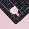 Oso chef de repostería lindo vajilla resina accesorios pegamento de crema DIY funda de teléfono llavero imán de nevera materiales