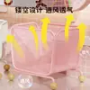 Porta-almacenamiento de brochas de maquillaje de arte en hierro de moda, estante para peines y cepillos de alto valor estético, portalápices de escritorio para estudiantes, diseño creativo