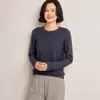 Suéter de Cachemira para Mujer con Cuello Redondo Otoño e Invierno Nuevo Holgado Adelgazante Tejido de Punto Suéter Base con Suéter Simple Adentro