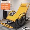 Silla de ratán Adulto Hogar Exterior Silla mecedora Reclinable para sala de estar Balcón Siesta Anciano Ocio Silla mecedora perezosa Fábrica de sillas de ratán