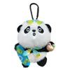 Chaveiro Pingente de Pelúcia de Panda Fofo Pingente Divertido de Skate Capivara Pingente para Mochila Escolar de Casal