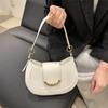 Bolsos de Diseño de Nicho para Mujer 2026 Modelo Nuevo Color Sólido Moda Casual Bolso Cruzado Bolso de Hombro Simple Debajo del Brazo Moderno