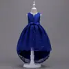 Vestido de Princesa para Niña, Vestido de Boda Estilo Verano, Ropa de Presentación para Niños Talla Mediana y Grande, Falda Larga con Vuelo, Ropa para Niña de las Flores