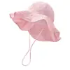 Chapéu de Sol para Bebê Chapéu de Praia para Menina de Primeira Infância Chapéu de Verão Ajustável para Exterior Proteção Solar para Bebê Chapéu de Sol Chapéu de Sol para Pesca de Bebê