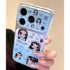 Capa de Celular com Design de Buquê de Flores Fofo Japonês e Coreano Adequada para Apple 17Pm, Alto Valor Estético para Meninas, iPhone 16/15 à Prova de Choque