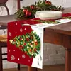 Amazon Transfronterizo Nueva Bandera de Mesa Navideña Mesa de Comedor Restaurante Sala de Estar Decoración Fiesta Temática Suministros de Decoración Venta al por Mayor
