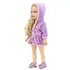 Ropa para Muñeca American Girl de 18 pulgadas Pijamas Bata Adecuado para Muñeca Shafu de 43 cm Suministro Directo de Fábrica Transfronterizo