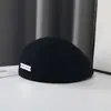 Gorra de lana de visera, Boina de estilo retro británico de moda para mujer, Sombrero versátil de otoño e invierno adecuado para caras redondas, Cálido y elegante