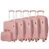 Maleta de Viaje Multicompartimento ABS Transfronteriza Regalo Viaje Caja con Contraseña Impermeable Ruedas Universales Trolley Expandible