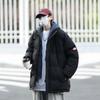 Abrigo acolchado de algodón de dos piezas falsas para hombre, abrigo de moda de invierno, marca, otoño e invierno, nuevo, cálido, algodón de plumón de mapache, abrigo acolchado de algodón