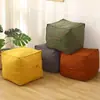 Capa para Sofá Preguiçoso em Veludo Cotelê, Saco para Armazenamento de Roupas Velhas Não Utilizadas, Almofada Quadrada para Assento, Assento com Armazenamento Preenchível