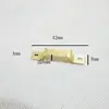 Accesorios de hardware para marcos de fotos, soporte de sierra dentada doble con lazo, dorado y plateado de dos colores, parte trasera de marco de fotos con colgador oscuro, 500 por paquete