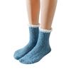 Terciopelo Coral Personalizado Terciopelo Coral Personalizado Calcetines de Medio Terciopelo Media Pantorrilla Calcetines de Mujer Calcetines de Terciopelo Coral Calcetines Casuales Cálidos para Piso