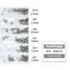 Paquete de 6 Diamantes de Grado Comercial Nacional 1440 Piezas Fondo Plano Rhinestones de Vidrio Ss3-Ss10 para Decoración DIY de Teléfono y Accesorios para Uñas