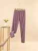 Pantalones térmicos de forro polar de cintura alta para mujer, novedad de invierno, pantalones de otoño engrosados con terciopelo, talla grande, ropa interior, pantalones largos ajustados