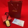 Colgante de Buda Guanyin Moyu de la marca Hetian Jade Square con incrustaciones de oro, collar con colgante de Buda Maitreya para hombres y mujeres, regalo de cumpleaños