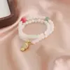 Nova Pulseira Chinoiserie Pulseira de Ametista Natural Multi-Tesouro Cristal de Quartzo Colorido Fogo Roxo Nove Pulseira de Círculo Duplo Xiaohongshu Douyin
