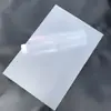 Lámina de PP Blanca Semitransparente, Lámina de Plástico de Color, Tablero de Plástico Duro, Procesamiento de Material en Rollo de PP Esmerilado, 0.3~3mm Personalizado