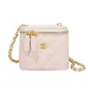 Mini bolso para labiales para mujer, bolso pequeño tipo caja estilo Chanel con cadena de rombos, bolso cruzado decorativo versátil