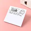 Livro de Adesivos Reutilizáveis Transparente Marcadores de Página Desenhos Animados Personalizados Adesivos Adesivos Grudentos Rasgáveis Notas Memo Mensagem Adesivos