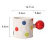 Taza de cerámica para pareja de enamorados, taza de cerámica para el hogar, taza de agua para el desayuno para la sala de estar, taza Xiaoqing nueva de alto aspecto